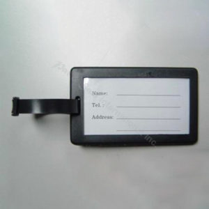 Soft PVC luggage tag