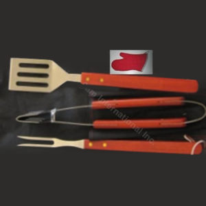 Grill Tools Set-wood handle