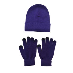 Beanie hat and Gloves set